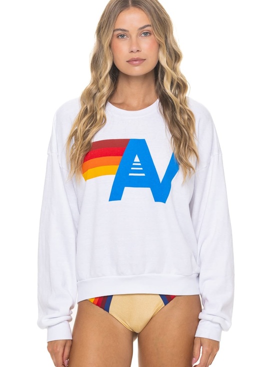 Aviator Nation Sweaters - AVIATOR NATION RELAXED CREW SWEATSHIRT